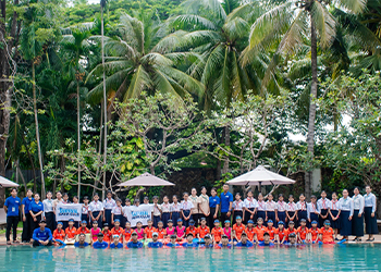 We provide free swimming class and survival skills for our charity to help Cambodian children know how to swim.                                                                                                                       